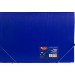 Teczka na gumkę plastikowa PATIO FLAP FOLDER PAT4003/08 niebieska